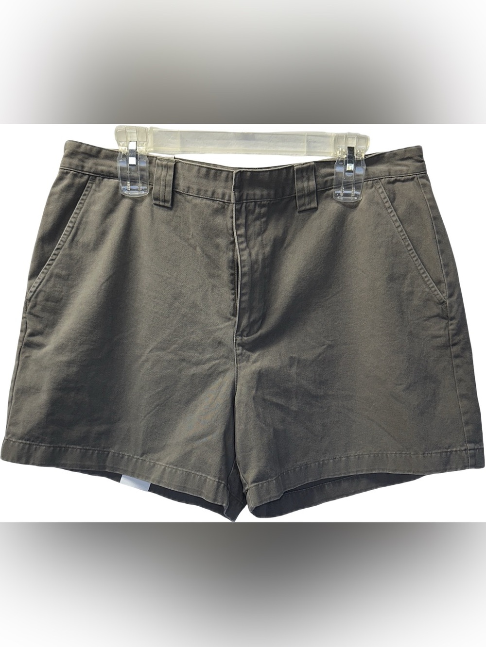 New Calvin Kline Woman’s Olive Green Casual Shorts w/Pockets Size 16 NWT